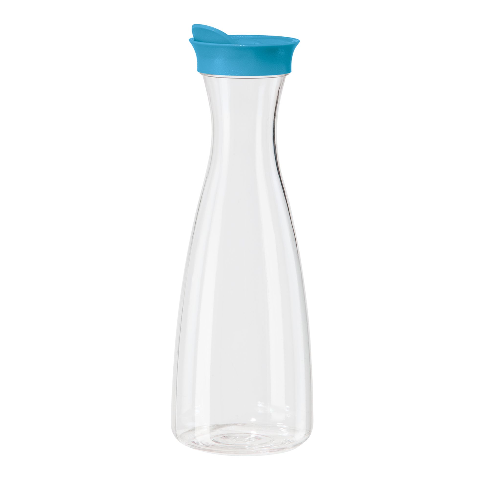 Oggi Juice Carafe with Flip Open Lid 1.6L Aqua Lid